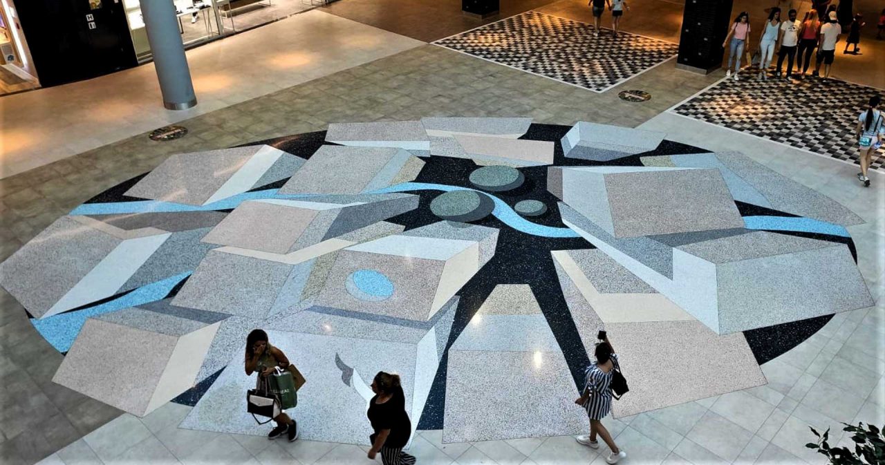 geometric terrazzo patterns design