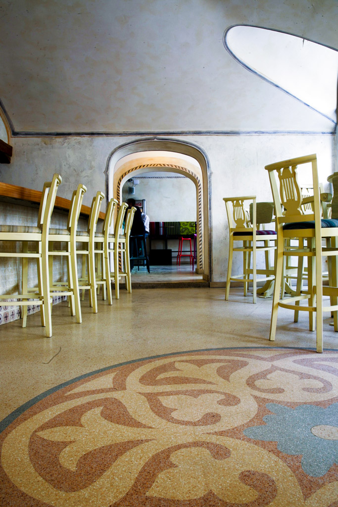 historic architecture in cafes and restaurants