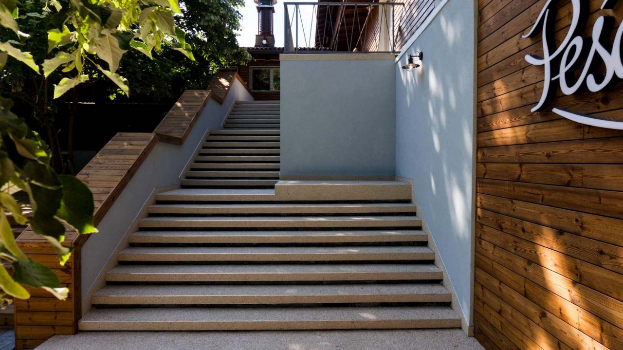 stone carpet stairs