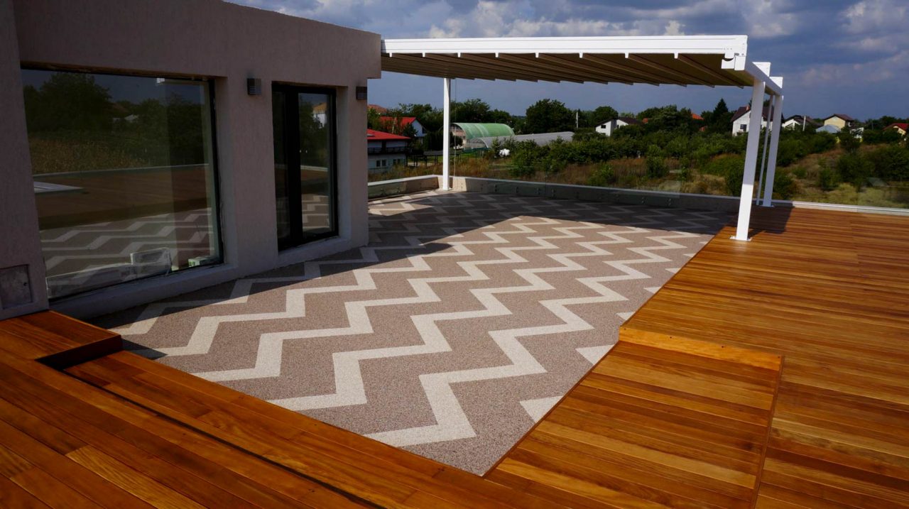 terrace paving ideas