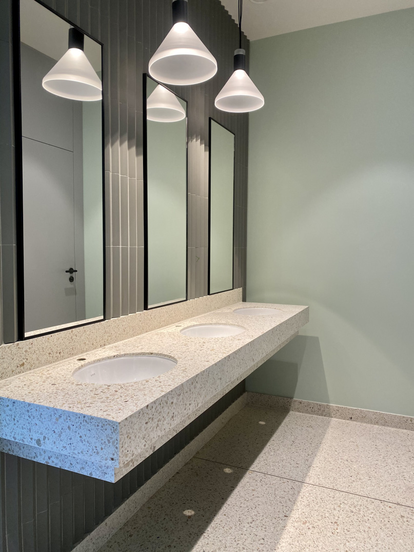 terrazzo bathroom vanity countertop