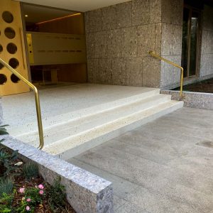 terrazzo stairs entrance