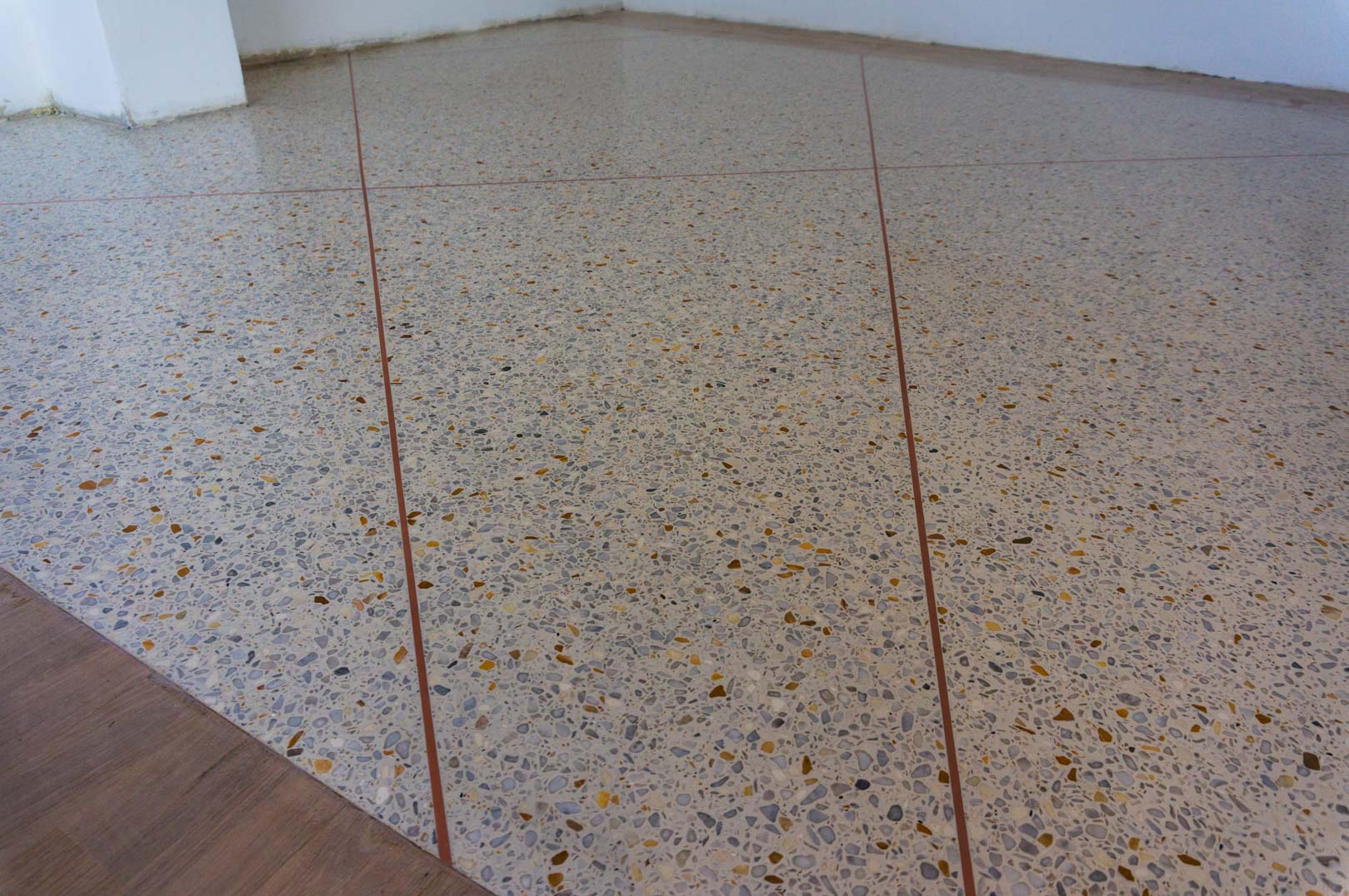 terrazzo kitchen floor design